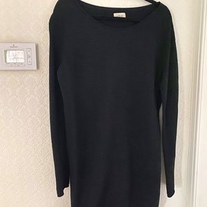 Aritzia's Wilfred Brand Black Long Sleeve Mini Dress